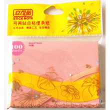 Wholesale Price High Quality 3in*4in Sticky Notes China Supplier Used in Office &School